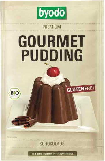 Pudding au chocolat instantané sans gluten BIO 46 g BYODO