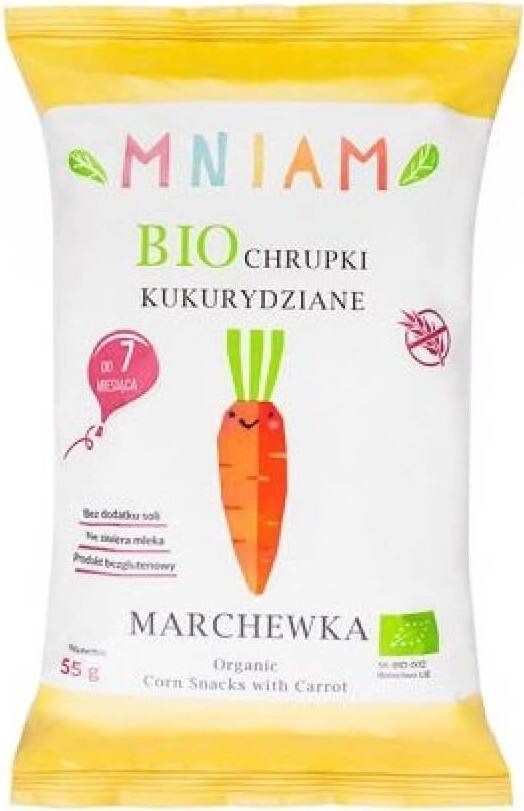 Chips de maïs carotte sans gluten BIO 55 g YUM