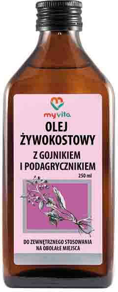 Huile de consoude au cheval et sureau moulu 250 ml MYVITA