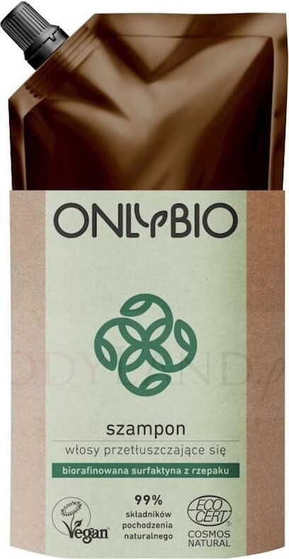 Shampoing pour cheveux gras recharge 500 ml - UNIQUEMENT BIO
