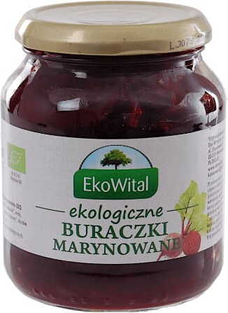 Betteraves marinées BIO 340 g EKOWITAL