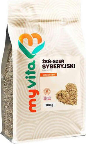 Ginseng - Ginseng de Sibérie, racine coupée 100g MYVITA