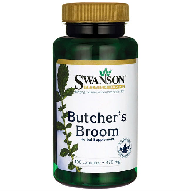 Petit houx 470mg petit houx 100 gélules de SWANSON
