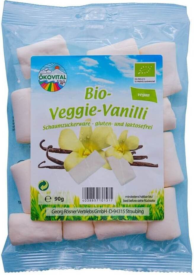 Mousses vanille sans lactose sans gluten BIO 90 g - OKOVITAL