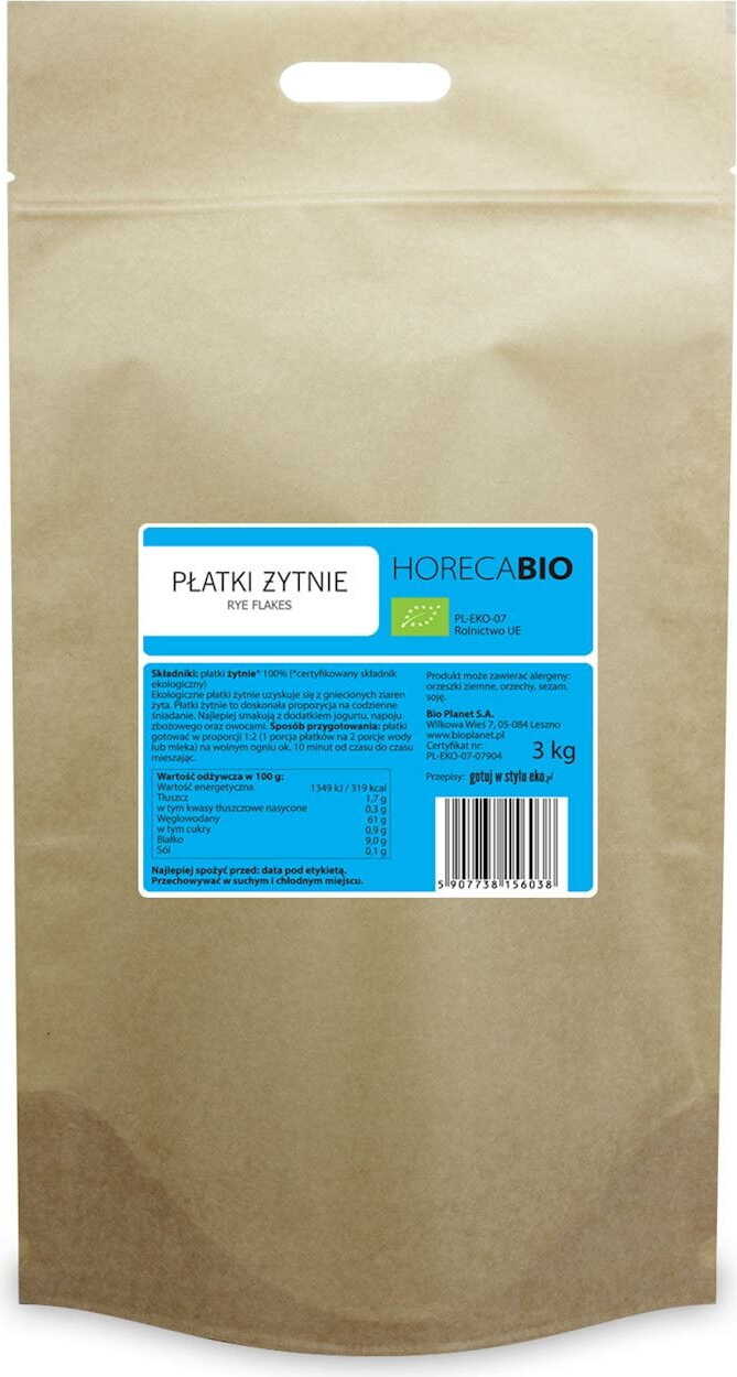 Flocons de seigle BIO 3 kg - HORECA