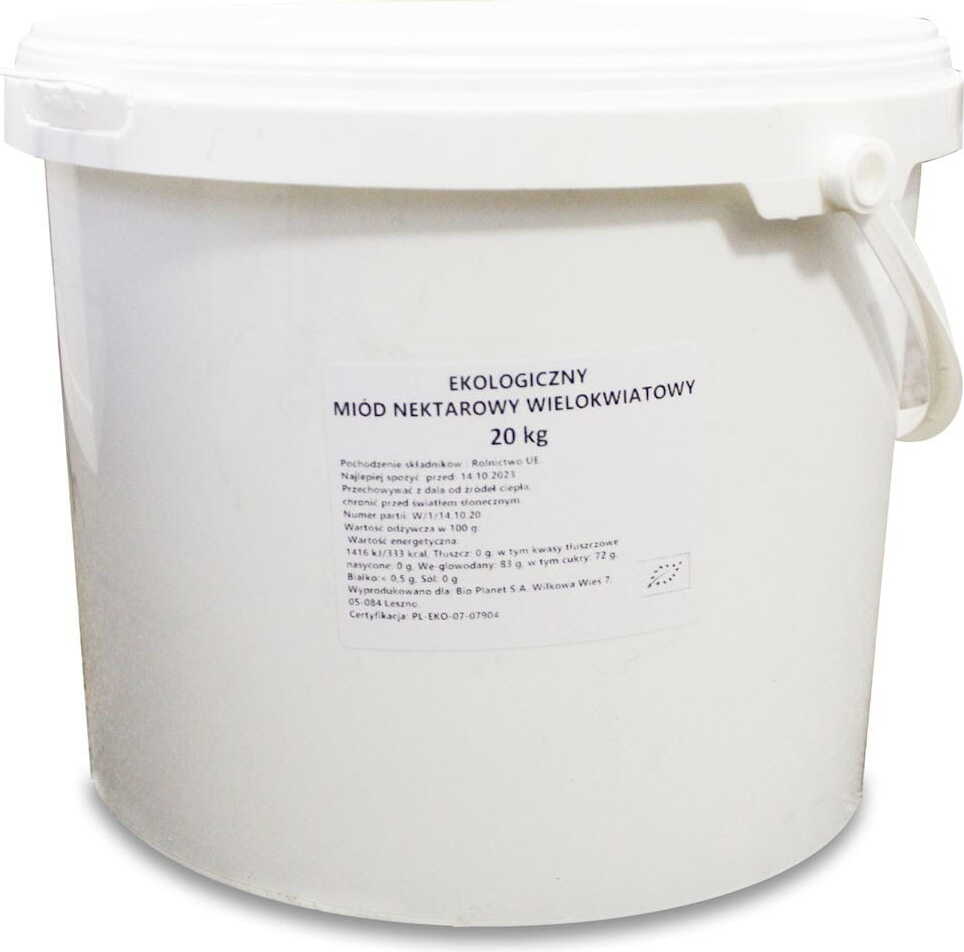 Miel de nectar multifleurs BIO 20 kg - HORECA