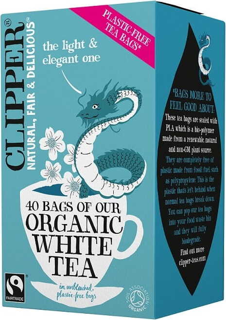 Thé blanc équitable BIO 70 g (40 x 175 g) - CLIPPER