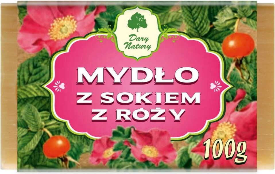Savon au jus de rose 100 g - CADEAUX DE LA NATURE
