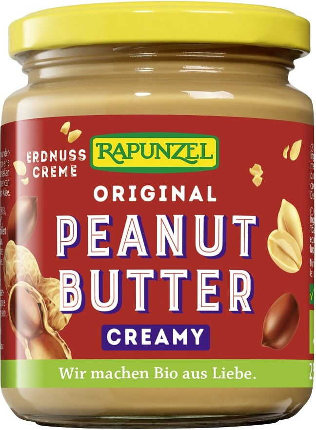 Crème de cacahuètes au sel marin BIO 250 g - RAIPONCE