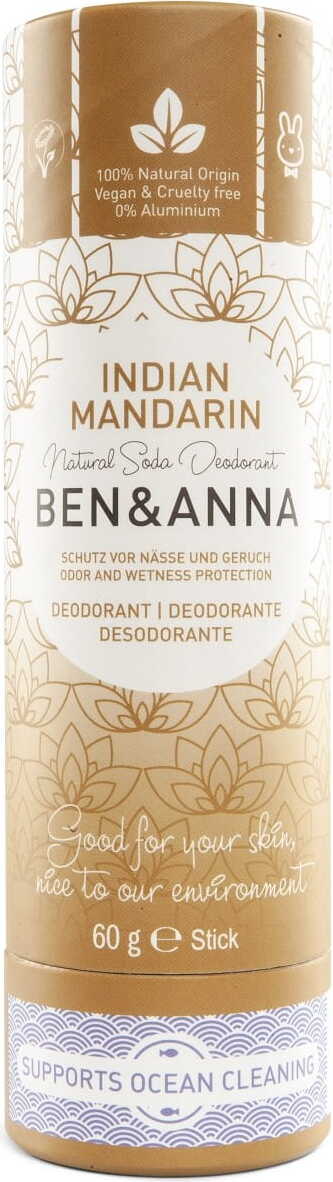 Déodorant stick indien soda mandarine 60 g - BEN & ANNA