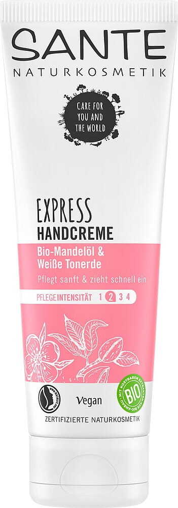 Crème mains à l'huile d'amande et argile blanche eco 75 ml - SANTE