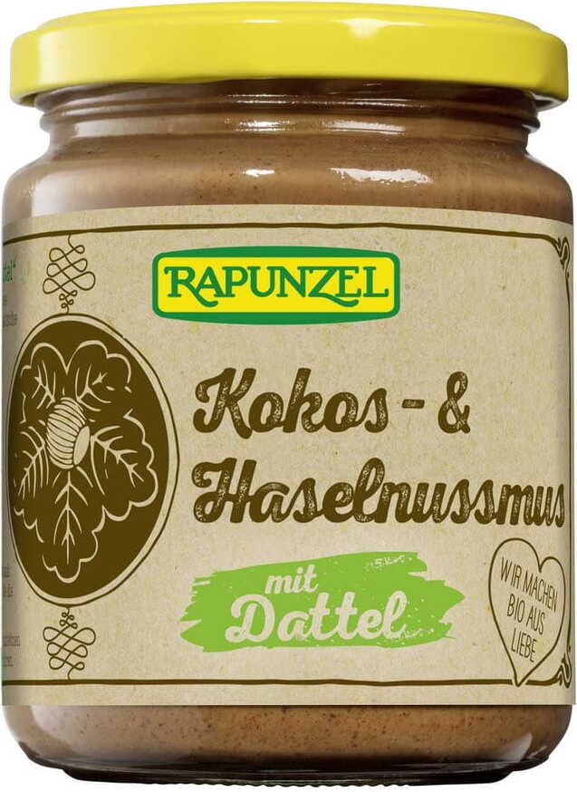 Crème de noix de coco et noix aux dattes BIO 250 g - RAIPONCE