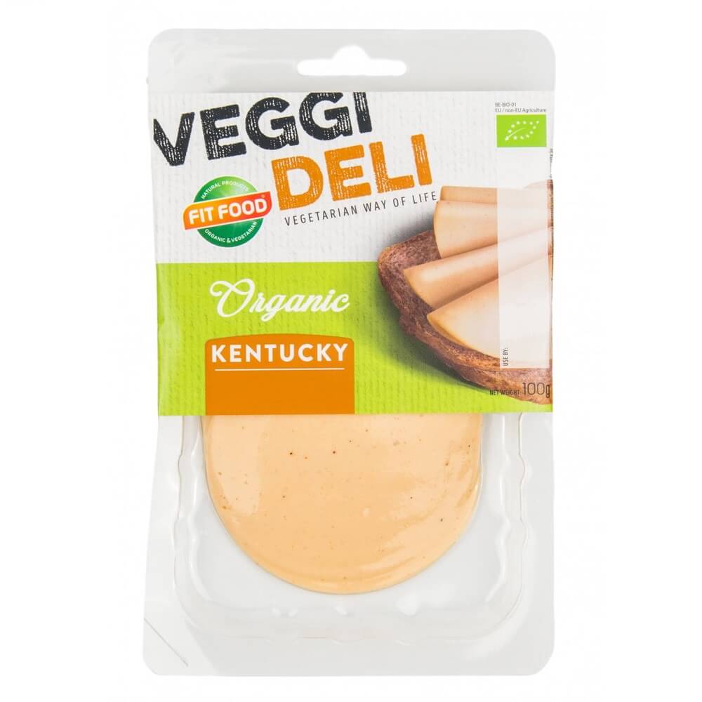Saucisses kentucky BIO alternative végétarienne en tranches 100 g VEGGI DELI