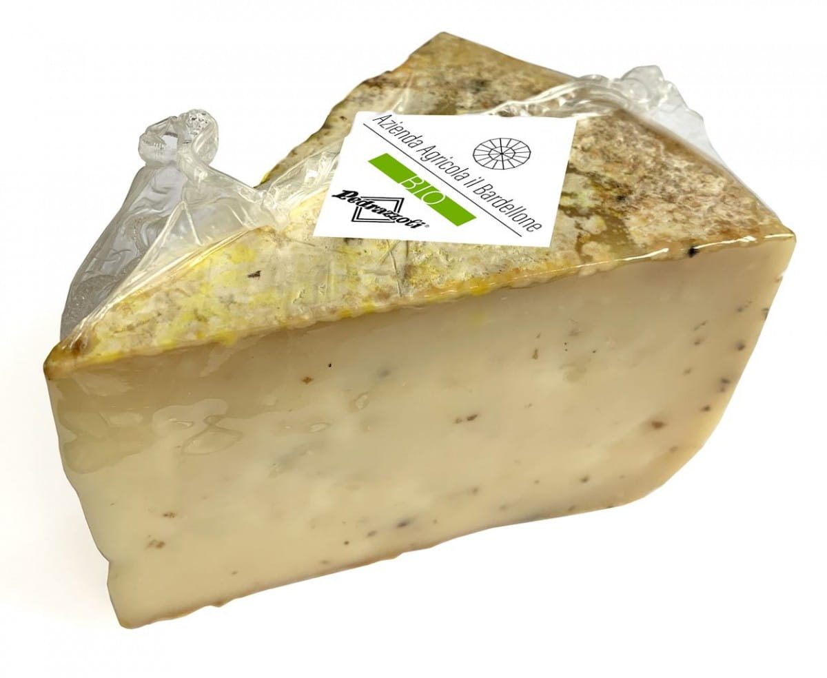 Caciotta al. Tartufo BIO (environ 250g) - AZIENDA AGRICOLA IL BARDELLONE