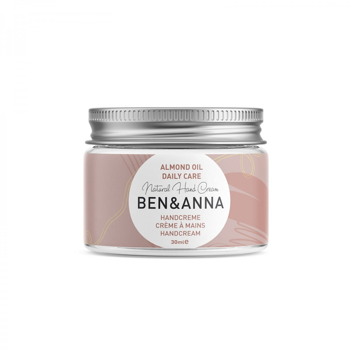 Crème mains à l'huile d'amande soin quotidien eco 30 ml - BEN & ANNA