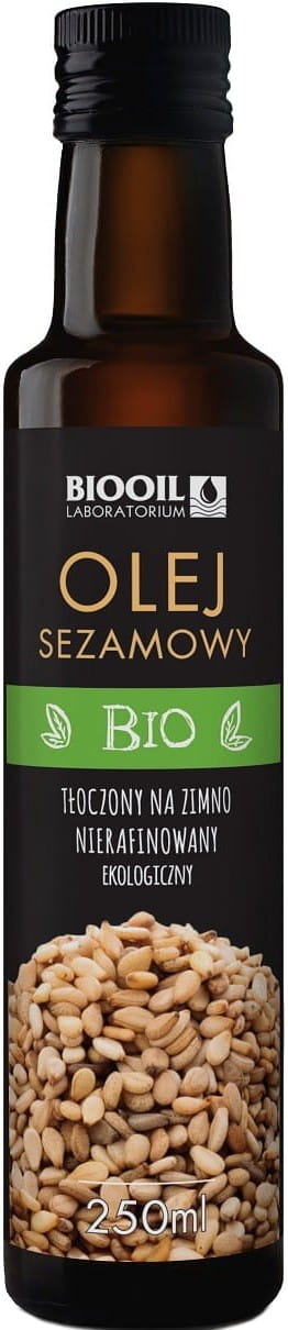 Huile de sésame non raffinée pressée à froid BIO 250 ml - BIOOIL