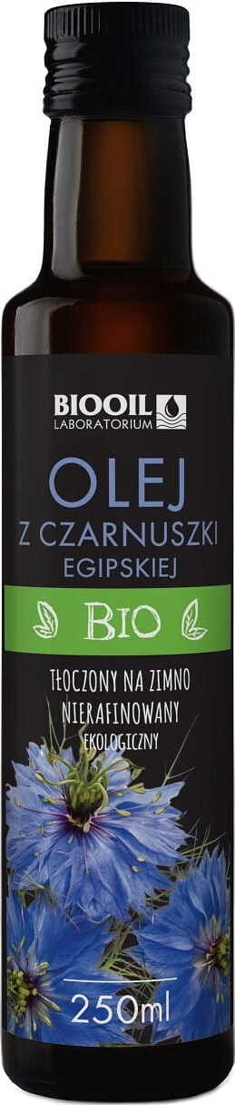 Huile de nigelle égyptienne pressée à froid non raffinée BIO 250 ml - BIOOIL