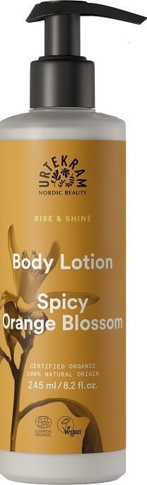 Lait corporel au parfum épicé de fleur d'oranger BIO 245 ml URTEKRAM