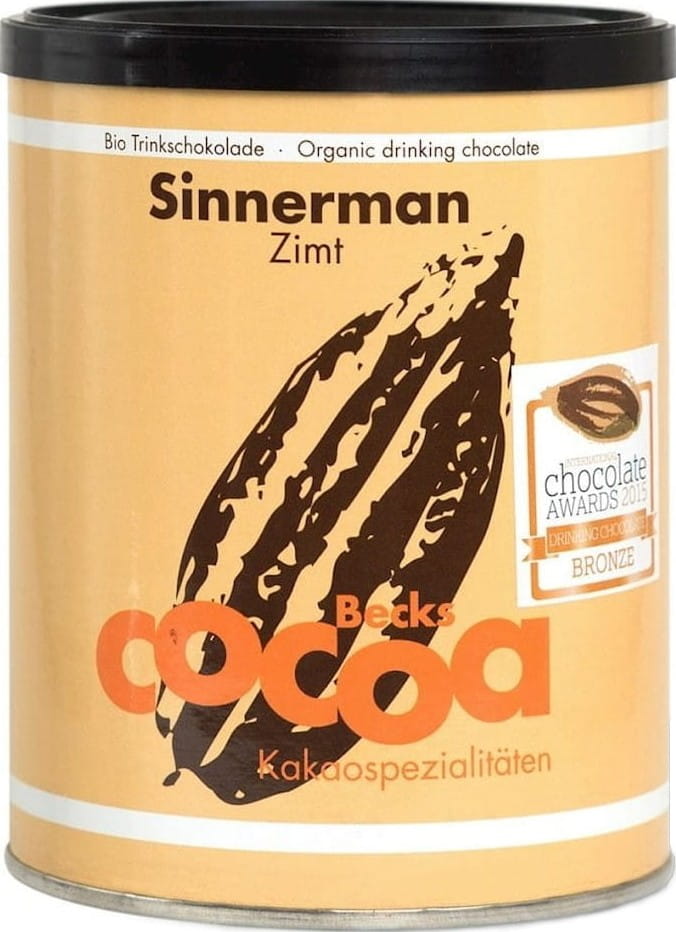 Chocolat à boire à la cannelle équitable sans gluten BIO 250g - BECKS CACAO
