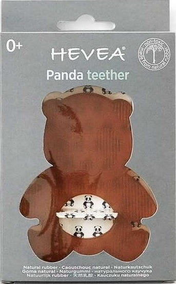 Anneau de dentition Panda 0 + mc - HEVEA