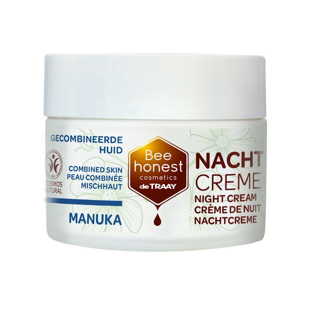 Crème visage au miel de Manuka peaux mixtes pour la nuit eco 50 ml - BEE HONEST