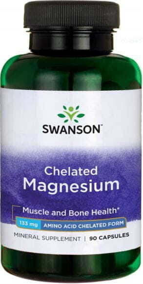 Albion chélate de magnésium Magnésium chélaté 133mg 90 gélules SWANSON