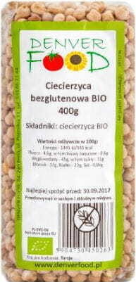 Pois chiches sans gluten BIO 400g DENVER FOOD