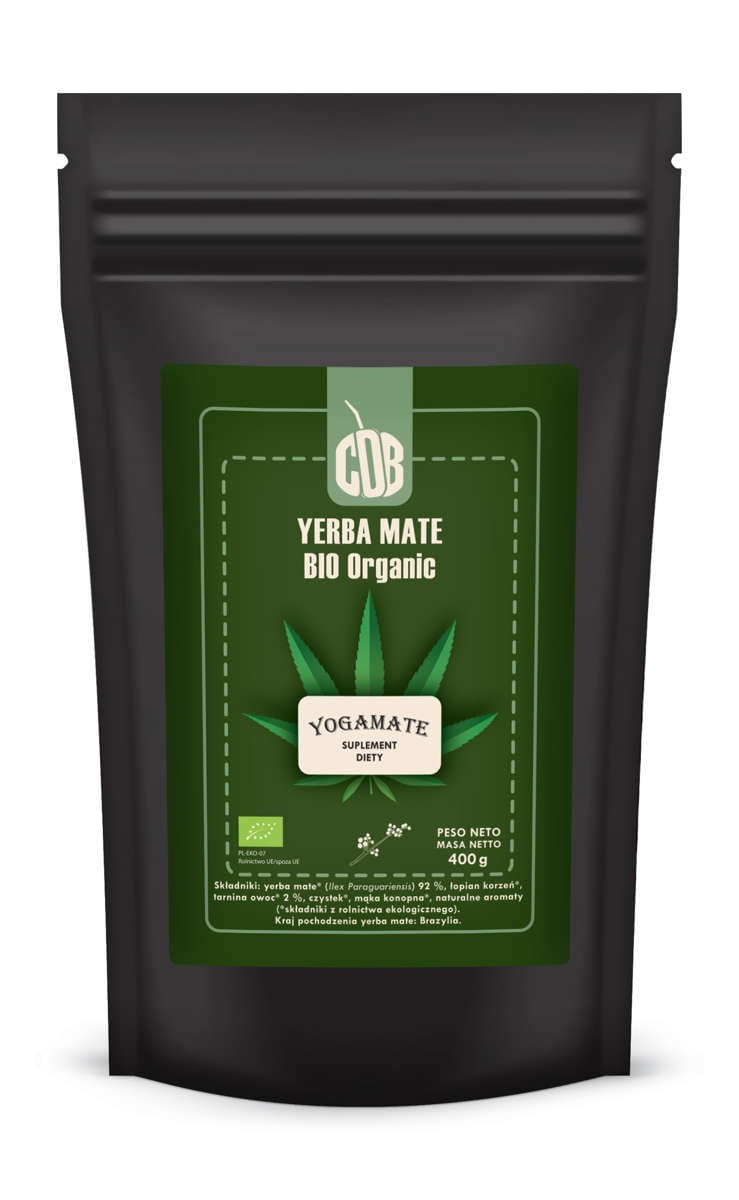 Yerba maté yogamate BIO 400 g - MATÉ BIO VERT