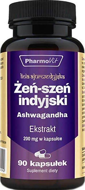 Ginseng - Ginseng indien ashwagandgha 20 : 1 extrait 200mg 90 gélules PHARMOVIT