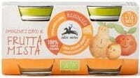 4 mois de purée de fruits mix BIO (2 x 80 g) 160 g - ALCE NERO
