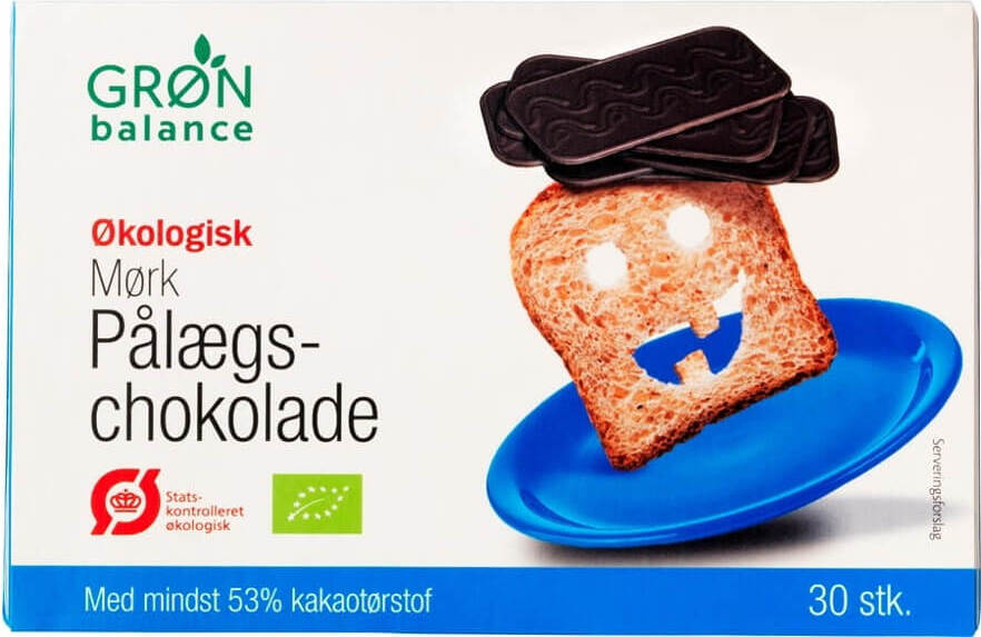 Chocolat amer en tranches BIO 120 g (30 pcs) - GRON BALANCE