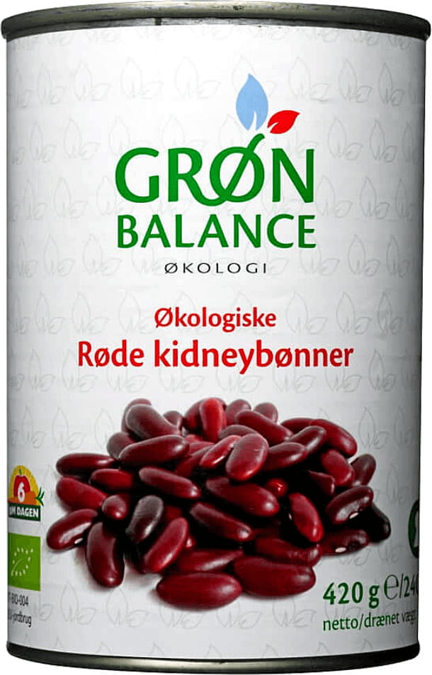 Haricots rouges en saumure (boîte) BIO 420 g (240 g) - GRON BALANCE