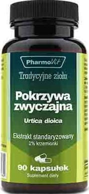 Ortie commune urtica dioica extrait standardisé 1% silice 90 gélules PHARMOVIT