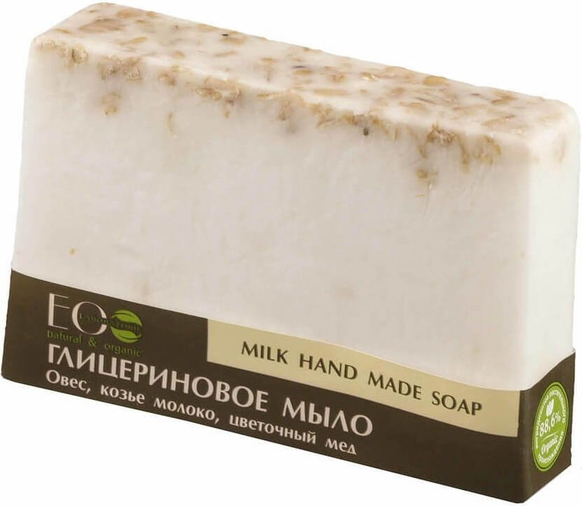 Savon à la glycérine, lait et miel 130 g - EO LABORATOIRE
