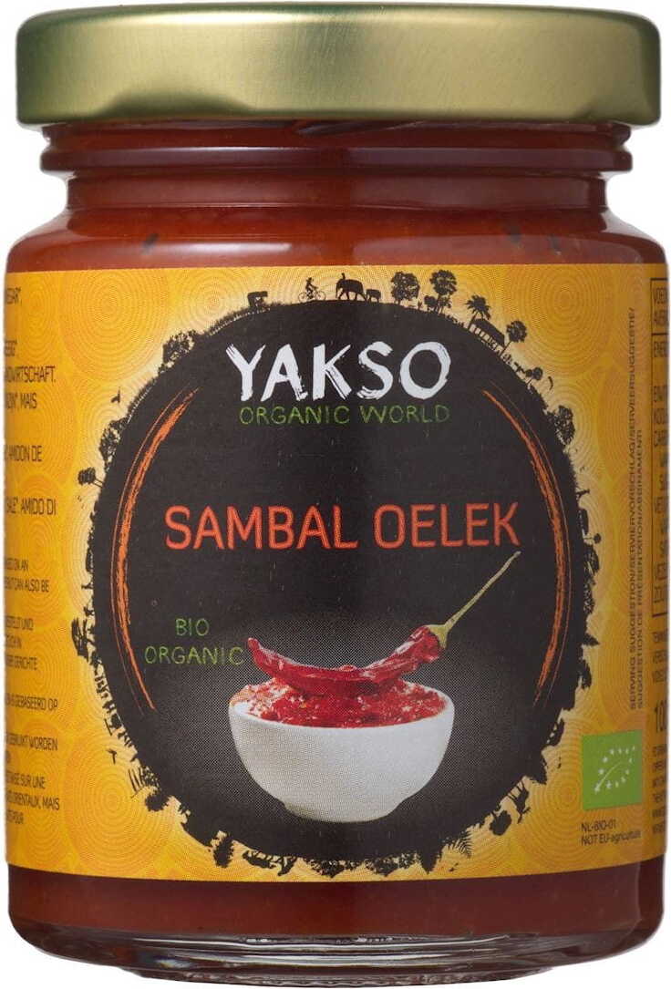 Sauce piment Sambal BIO 100 g - YAKSO