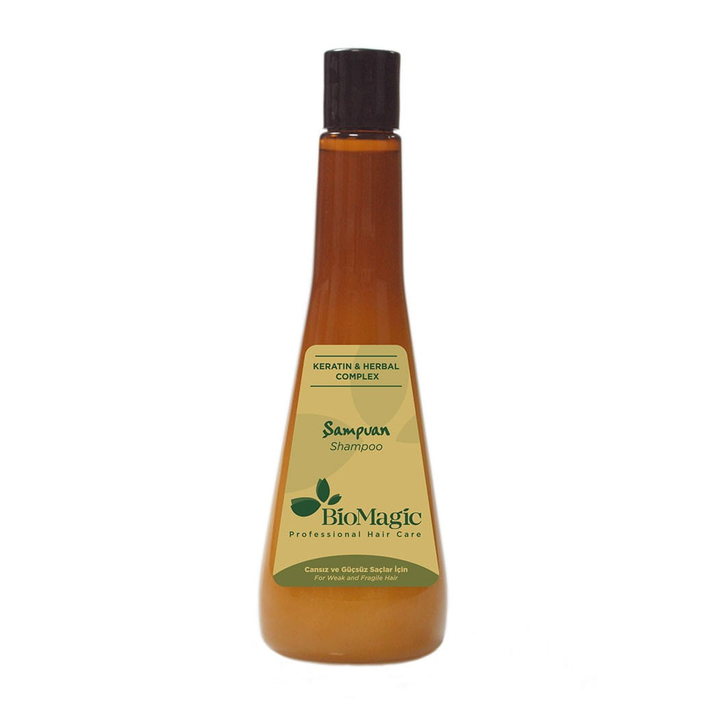Shampooing pour cheveux fragiles et cassants à la kératine 300 ml - BIOMAGIC