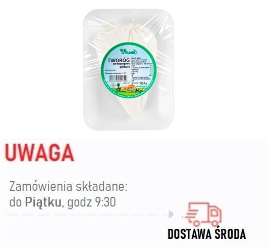 Fromage cottage au poids de 1 kg KLIMEKO