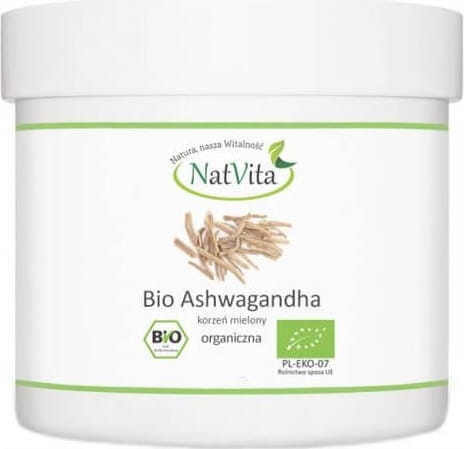 Racine d'Ashwagandha BIO, moulue 250 g NATVITA