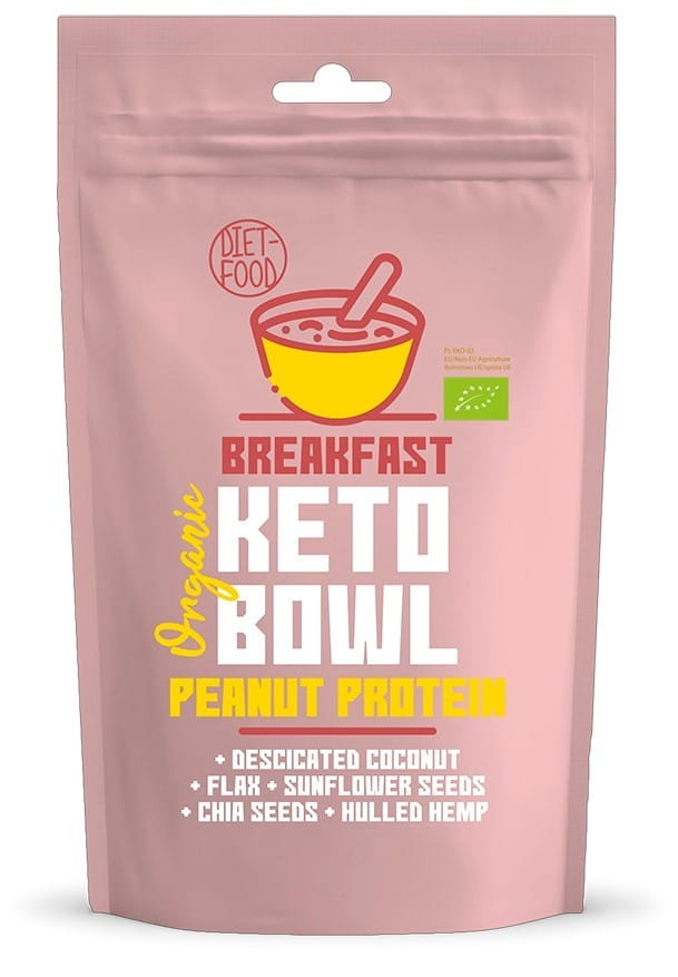 Keto bol de protéines d'arachide BIO 200 g - ALIMENTATION RÉGIME