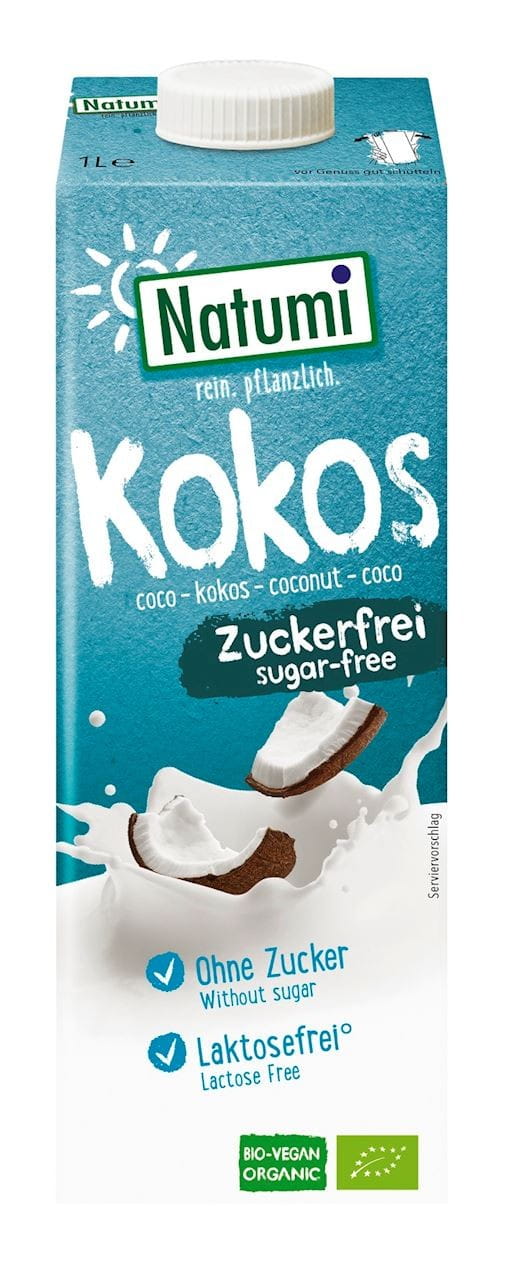 Boisson à la noix de coco sans sucre BIO 1000 ml - NATUMI