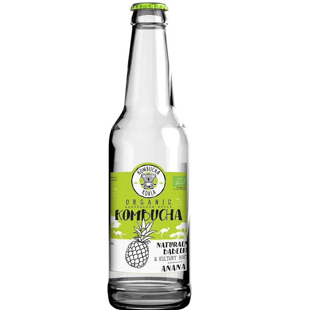Kombucha Ananas BIO 330 ml - KOALA KOMBUCHA