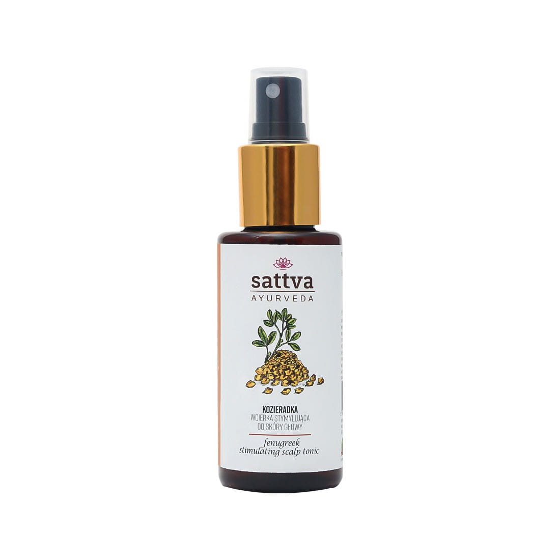 Lotion cuir chevelu stimulant la croissance du fenugrec 100 ml - SATTVA
