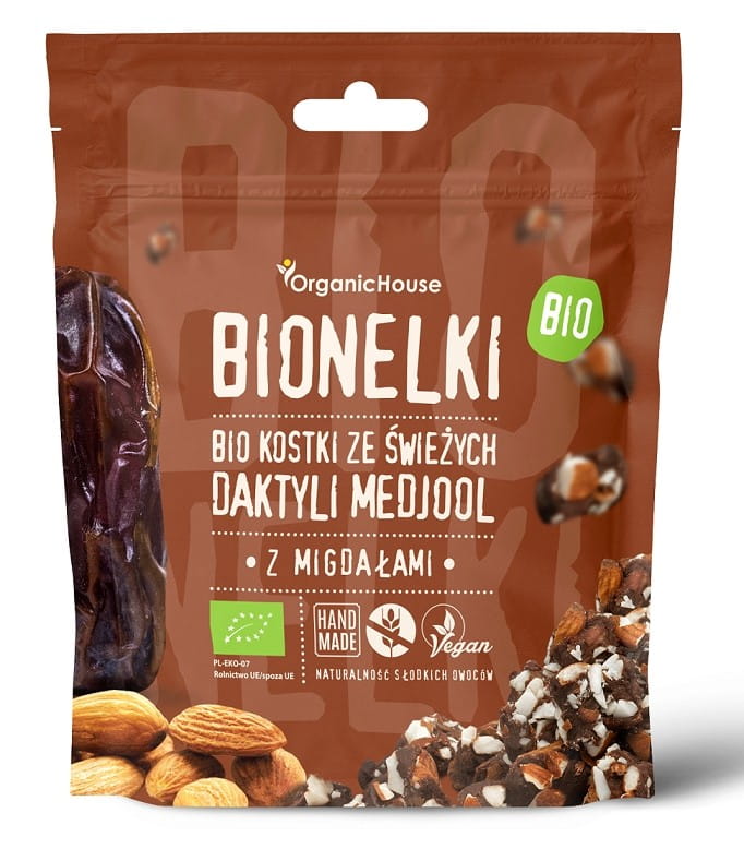 Pralinés dattes aux amandes sans gluten BIO 50 g - MAISON BIO