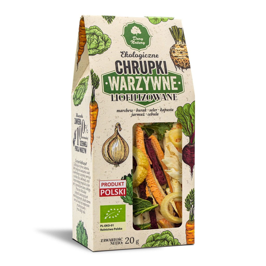 Chips de légumes lyophilisées BIO 20 g - DARY NATURY