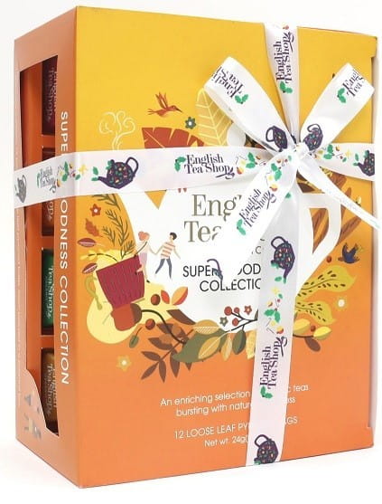 Service à thé super bonté pyramide (12x2) BIO 24 g ENGLISH TEA SHOP