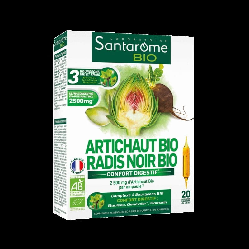 Formule favorisant la digestion BIO en ampoules (20 x 10 ml) 200 ml - SANTAROME