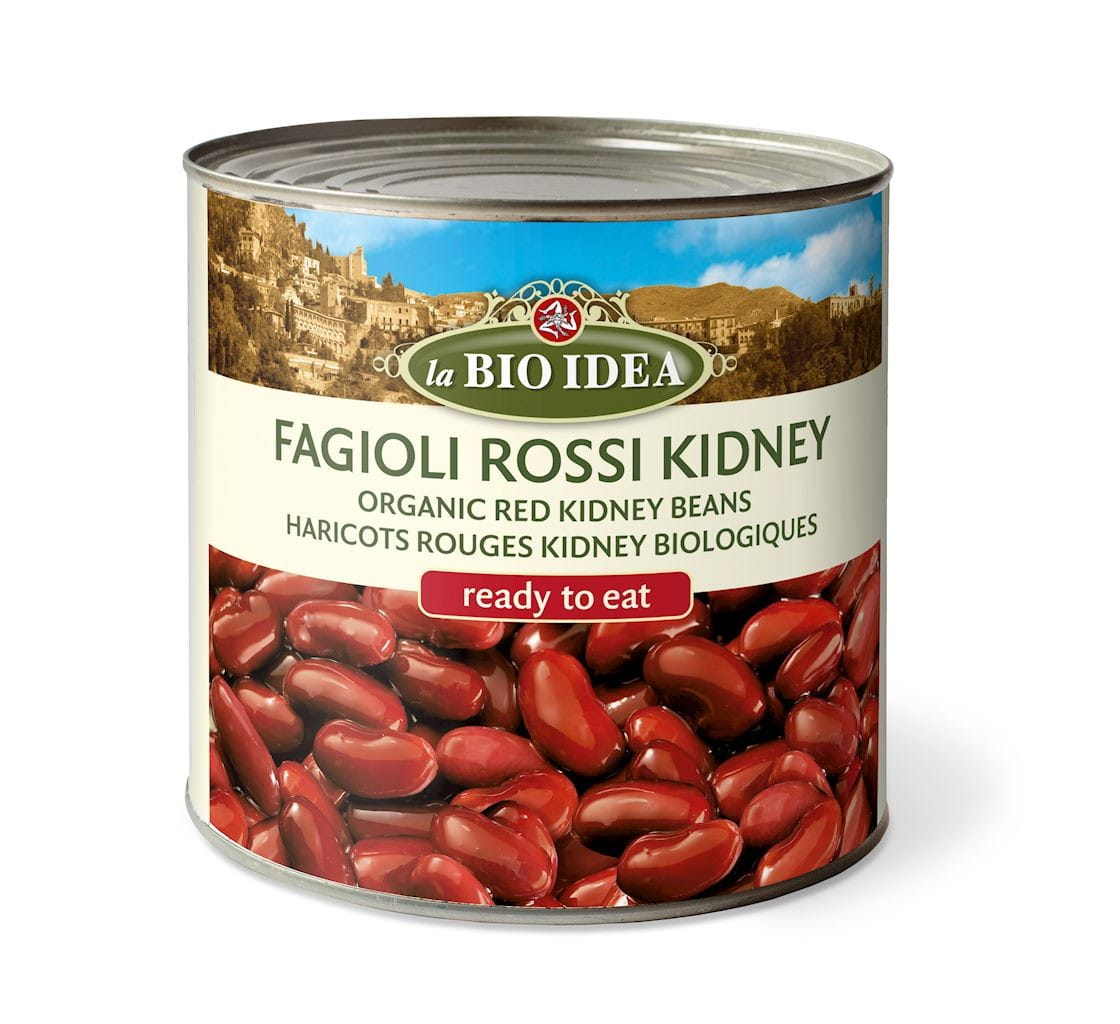Haricots rouges BIO 25 kg (15 kg) (boîte) - HORECA (LA BIO IDEA)