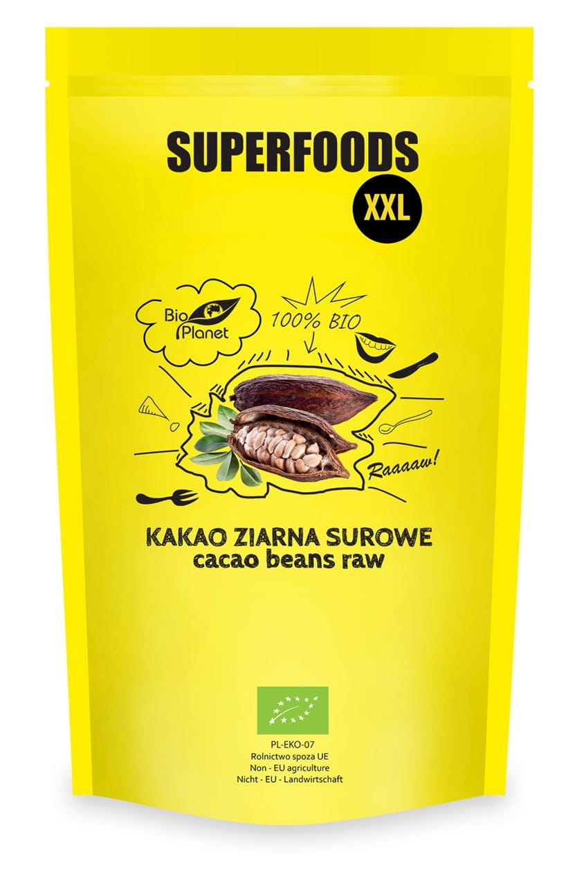 Fèves de cacao crues BIO 600 g - BIO PLANET