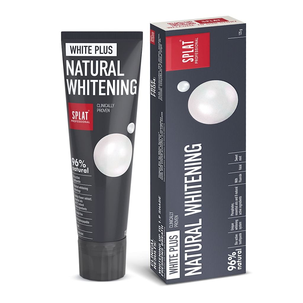 Dentifrice white plus au fluor 125 g - SPLAT