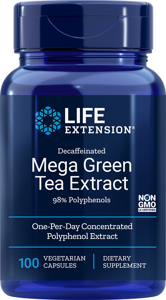 Mega extrait de thé vert extrait de thé vert 725 MG 100 capsules LIFE EXTENSION